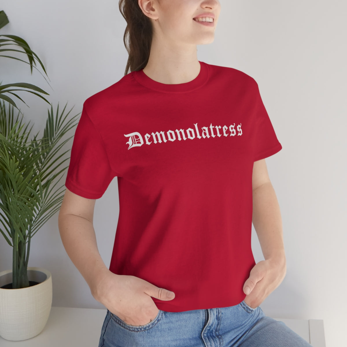Demonolatress Unisex Jersey Short Sleeve Tee