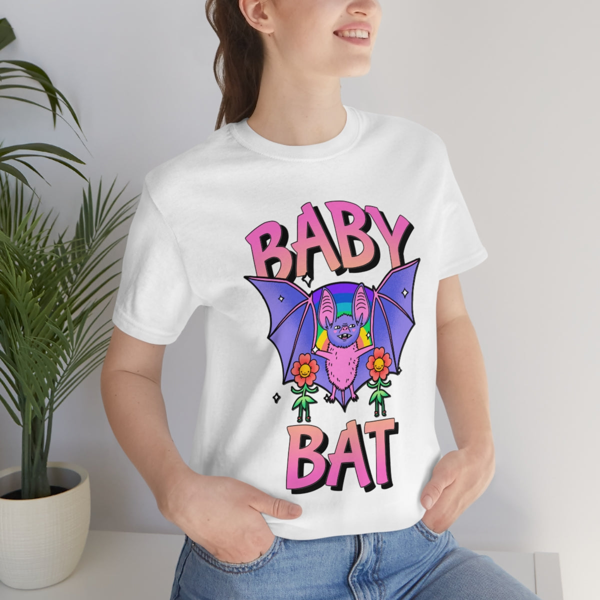 Baby Bat Unisex Jersey Short Sleeve Tee Shirt