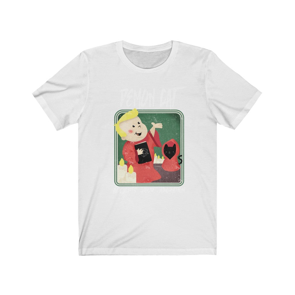 Demon Cat Unisex Jersey Short Sleeve Tee