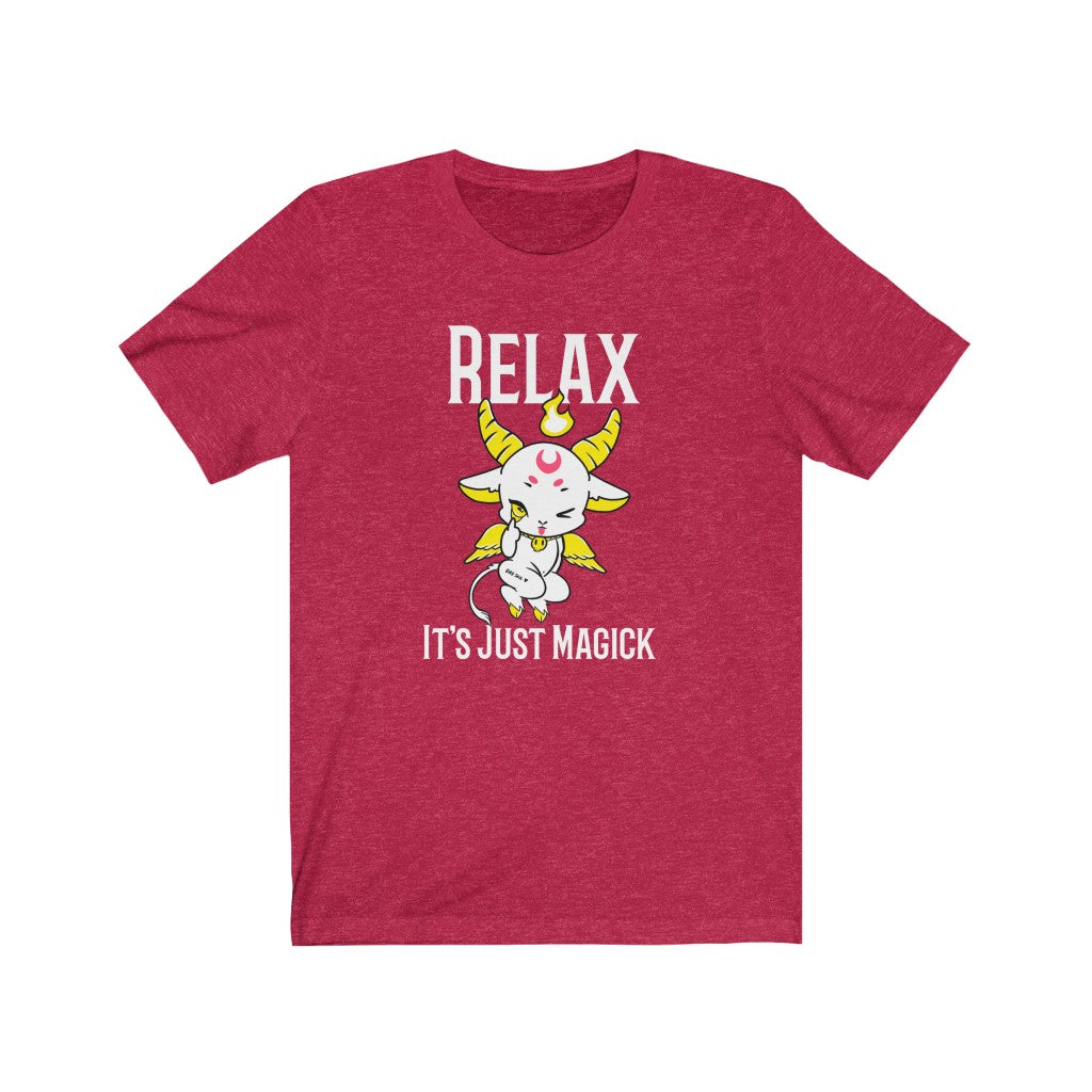 Relax It's Just Magick Unisex Jersey Short Sleeve Tee