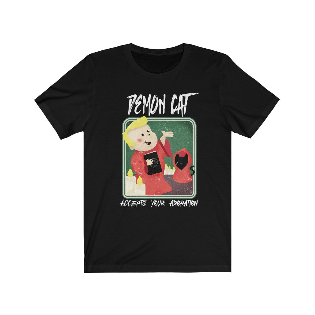 Demon Cat Unisex Jersey Short Sleeve Tee