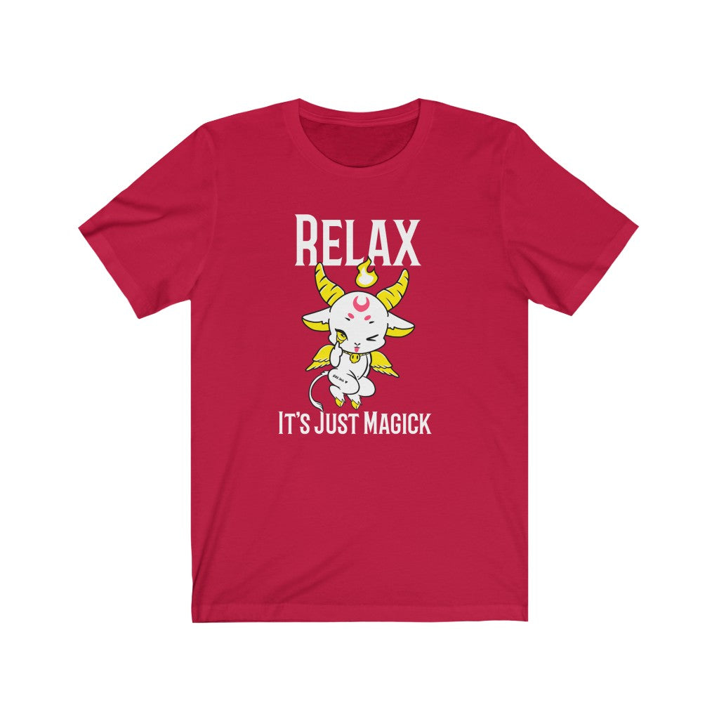 Relax It's Just Magick Unisex Jersey Short Sleeve Tee