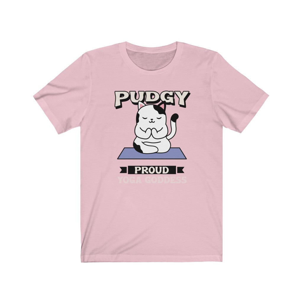 Pudgy Proud Yoga Goddess Unisex Jersey Short Sleeve Tee