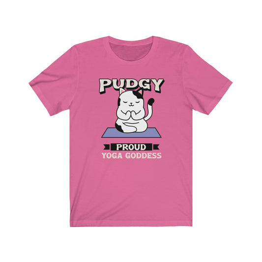 Pudgy Proud Yoga Goddess Unisex Jersey Short Sleeve Tee