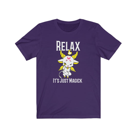 Relax It's Just Magick Unisex Jersey Short Sleeve Tee